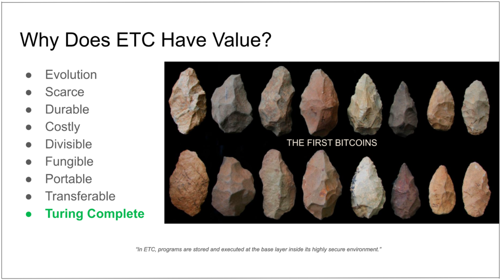 Why does ETC have value?