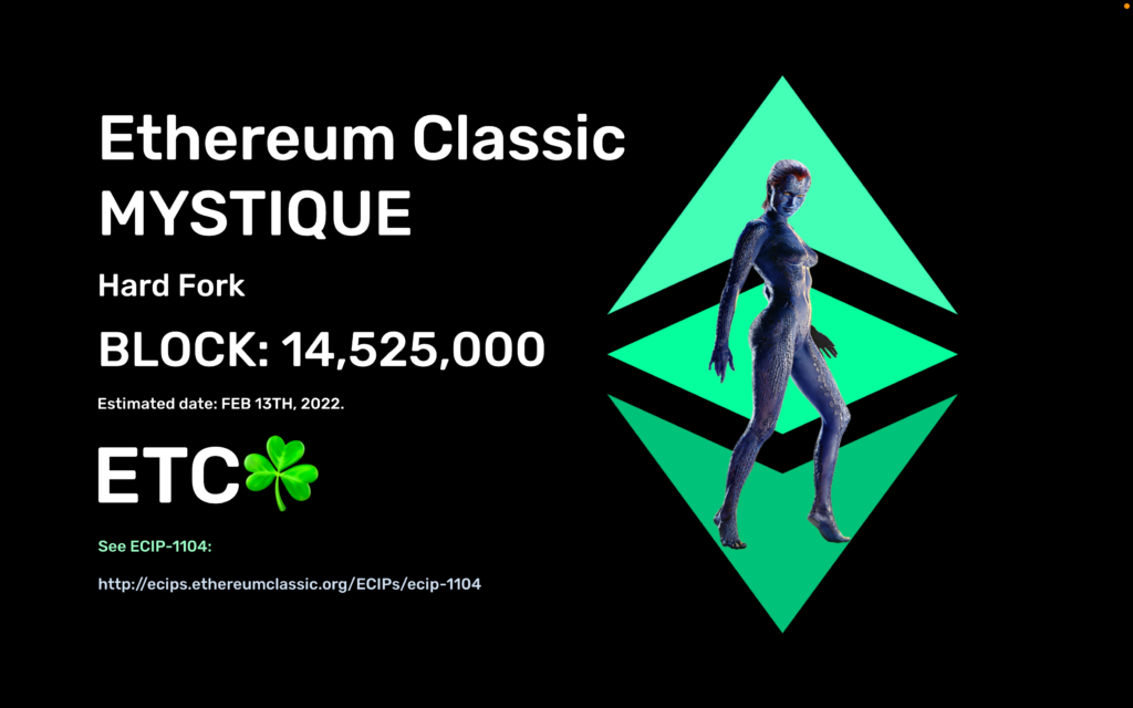 Ethereum Classic Hard Fork Mystique.
